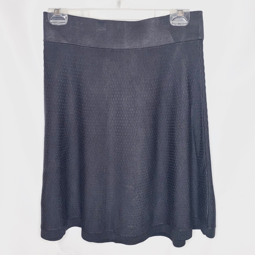 Loft Gray Knit Skirt - Picture 1 of 5